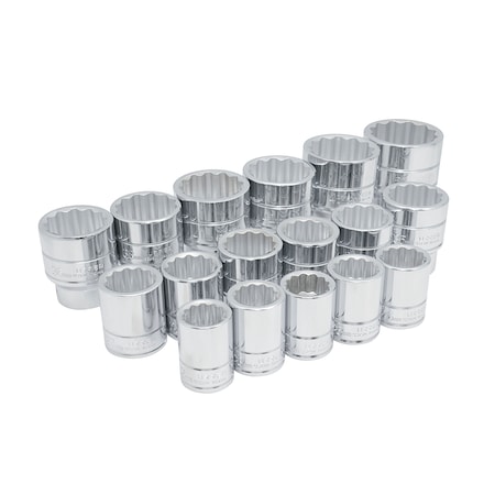 Urrea 3/4" Drive Metric, 17 pcs 55205